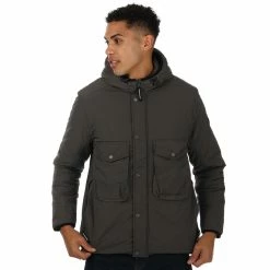 Men's Weekend Offender Brunswick Fabric Jacket in Charcoal