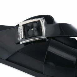 Women's Zaxy Choice Slide Sandals in Black -Goodwin Smith ff3929d76e824acfaf3368df7d2f0295