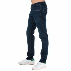 Men's Weekend Offender Tapered Fit Jeans in Denim - Blue -Goodwin Smith wde01tdv denim 3