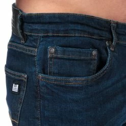 Men's Weekend Offender Tapered Fit Jeans in Denim - Blue -Goodwin Smith wde01tdv denim 4