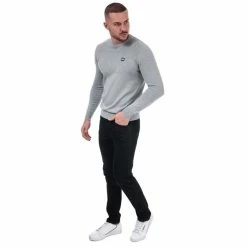 Men's Weekend Offender Silver Cotton Knit in Grey -Goodwin Smith woskw501g grey 2