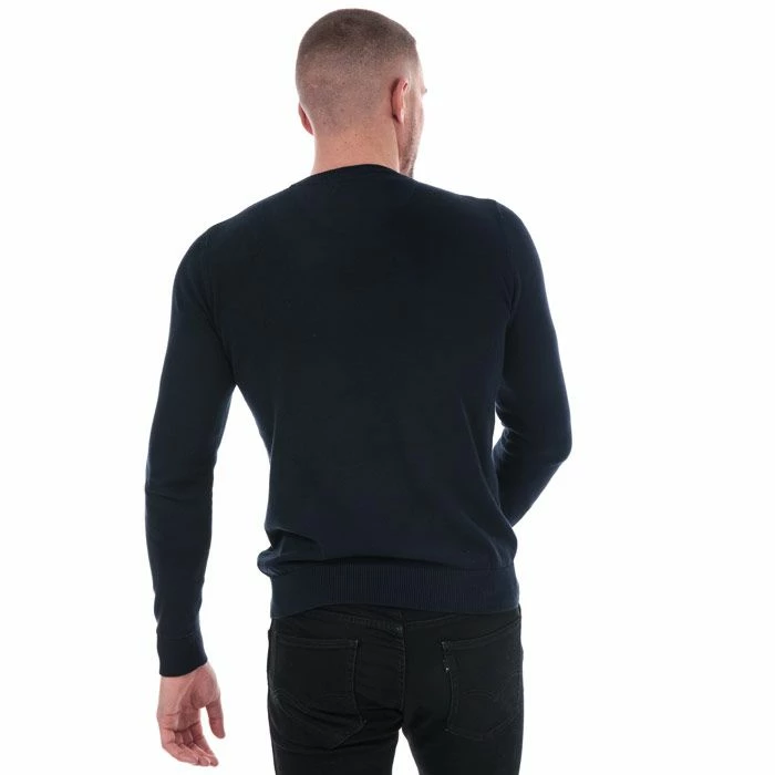 Men's Weekend Offender Silver Cotton Knit in Navy - Blue 4 Men's Weekend Offender Silver Cotton Knit in Navy - Blue - Image 2