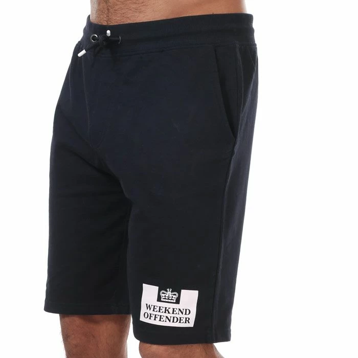 Men's Weekend Offender Te Parma Prison Jog Short in Navy - Blue 3 Men's Weekend Offender Te Parma Prison Jog Short in Navy - Blue